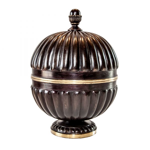 Bronze Fluted Urn