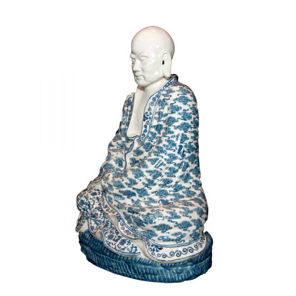 Blue and White Buddha