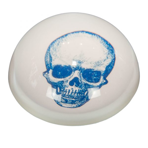 Glass Skull Paperweight