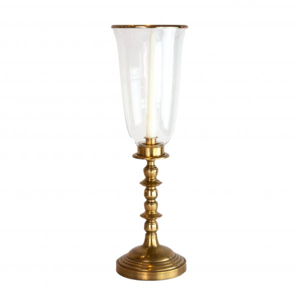 Egremont Brass Hurricane Lamp