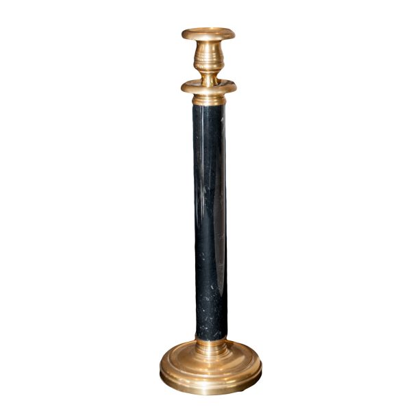 Brass & Marble Candlestick
