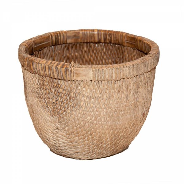 Small 'Antiqued' Reed Basket
