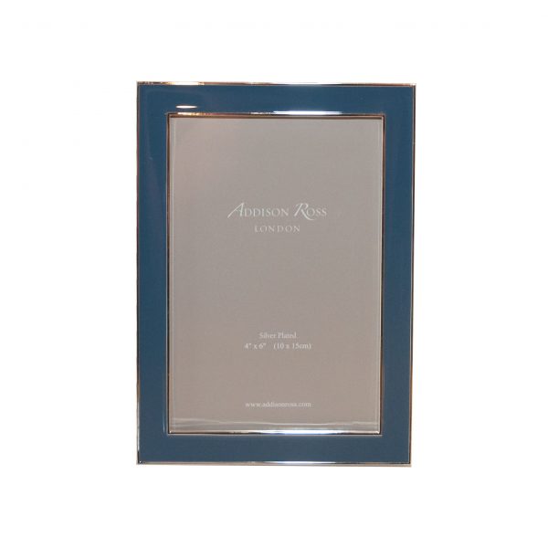 Enamel Picture Frame 8x10 Denim Blue