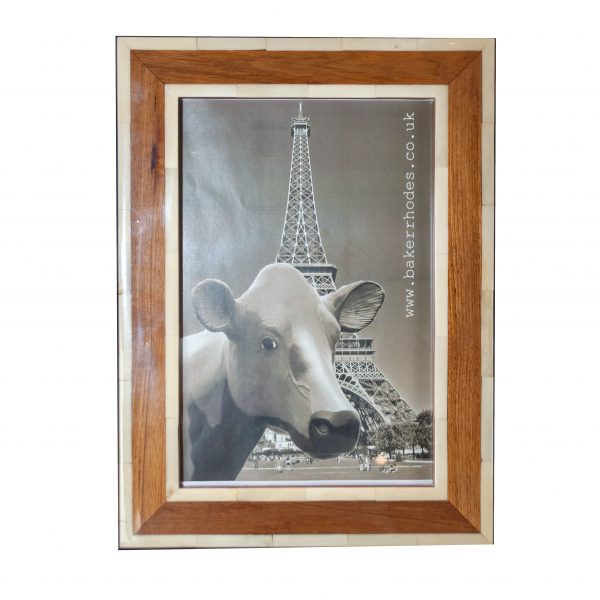 Handmade Horn Picture Frame 9x12