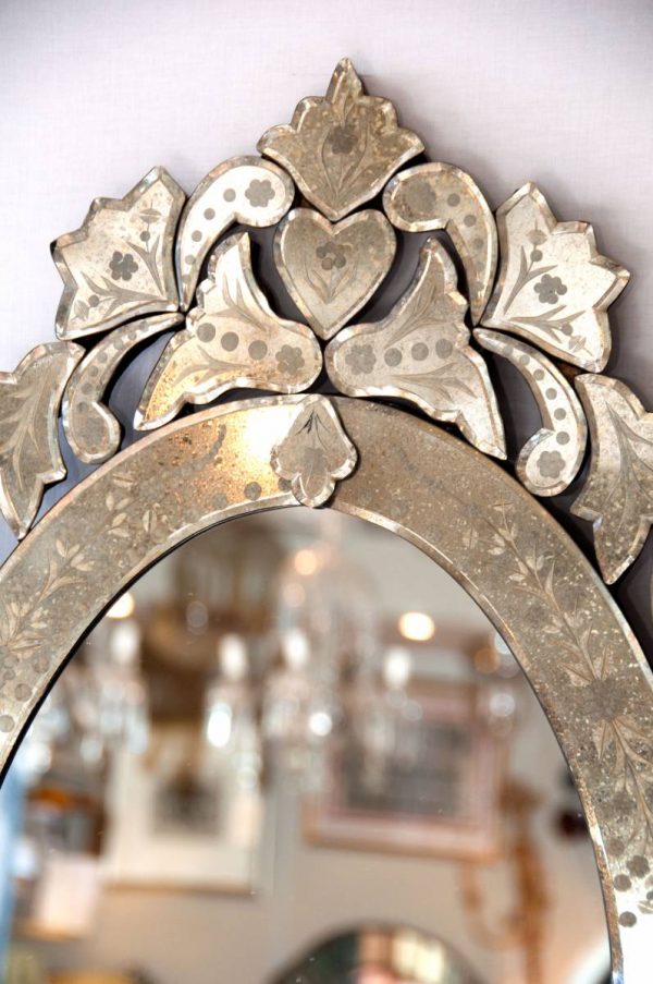 Oval Venetian Style Mirror