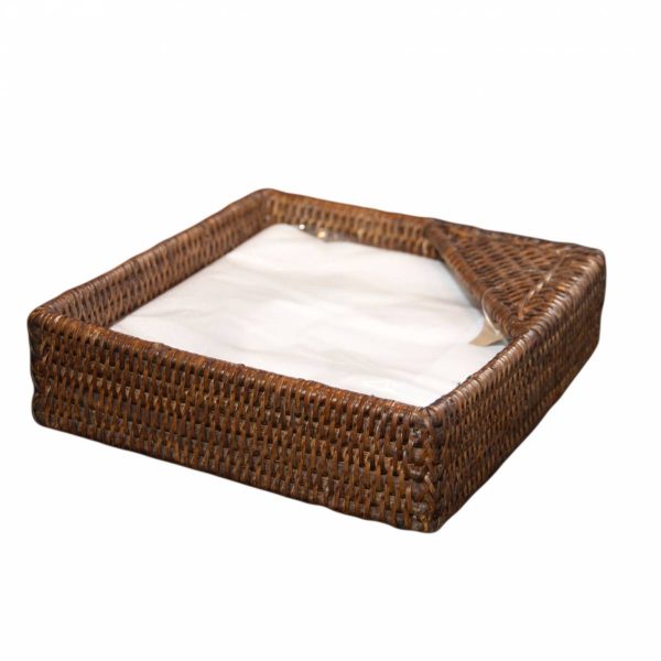 Natural Handwoven Rattan Napkin Holder