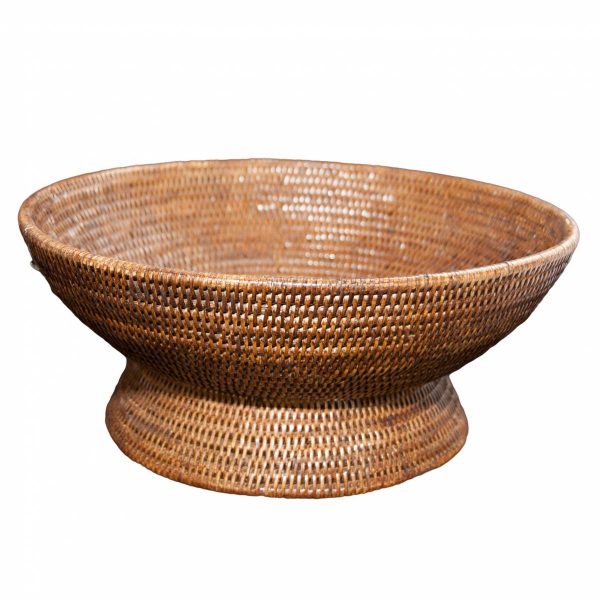 Natural Handwoven Rattan Fruit Basket